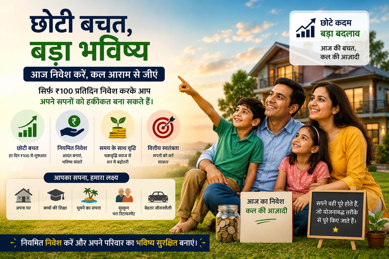 financial freedom through small investment