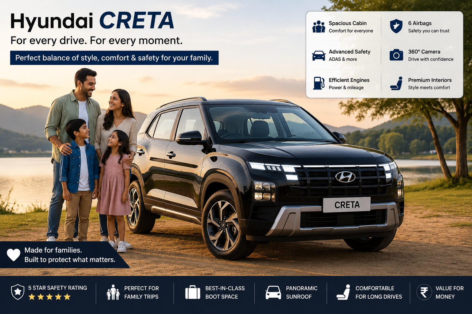 Family SUV Hyundai Creta 2026