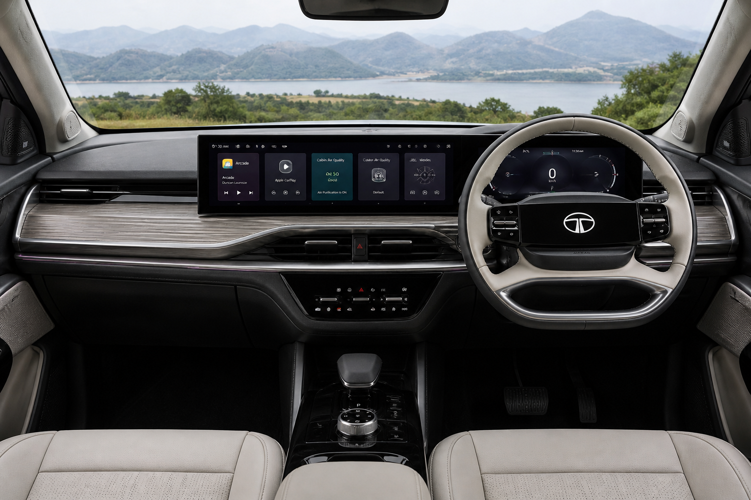 ata Sierra interior dashboard features