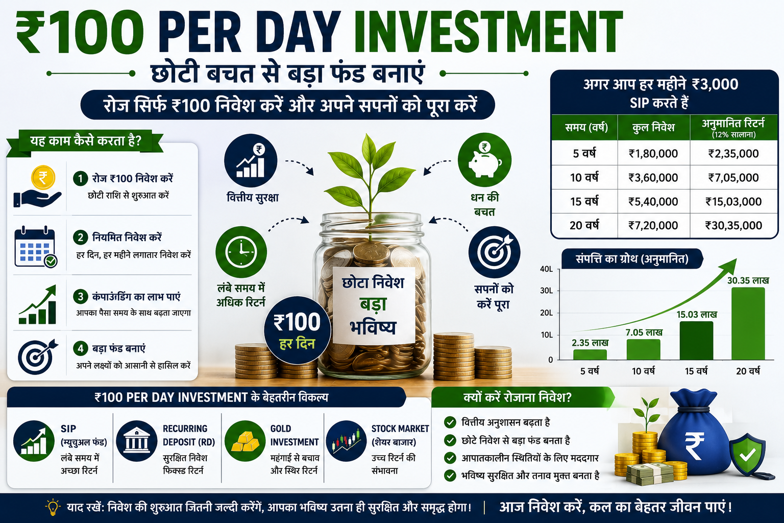 daily investment plan for beginners