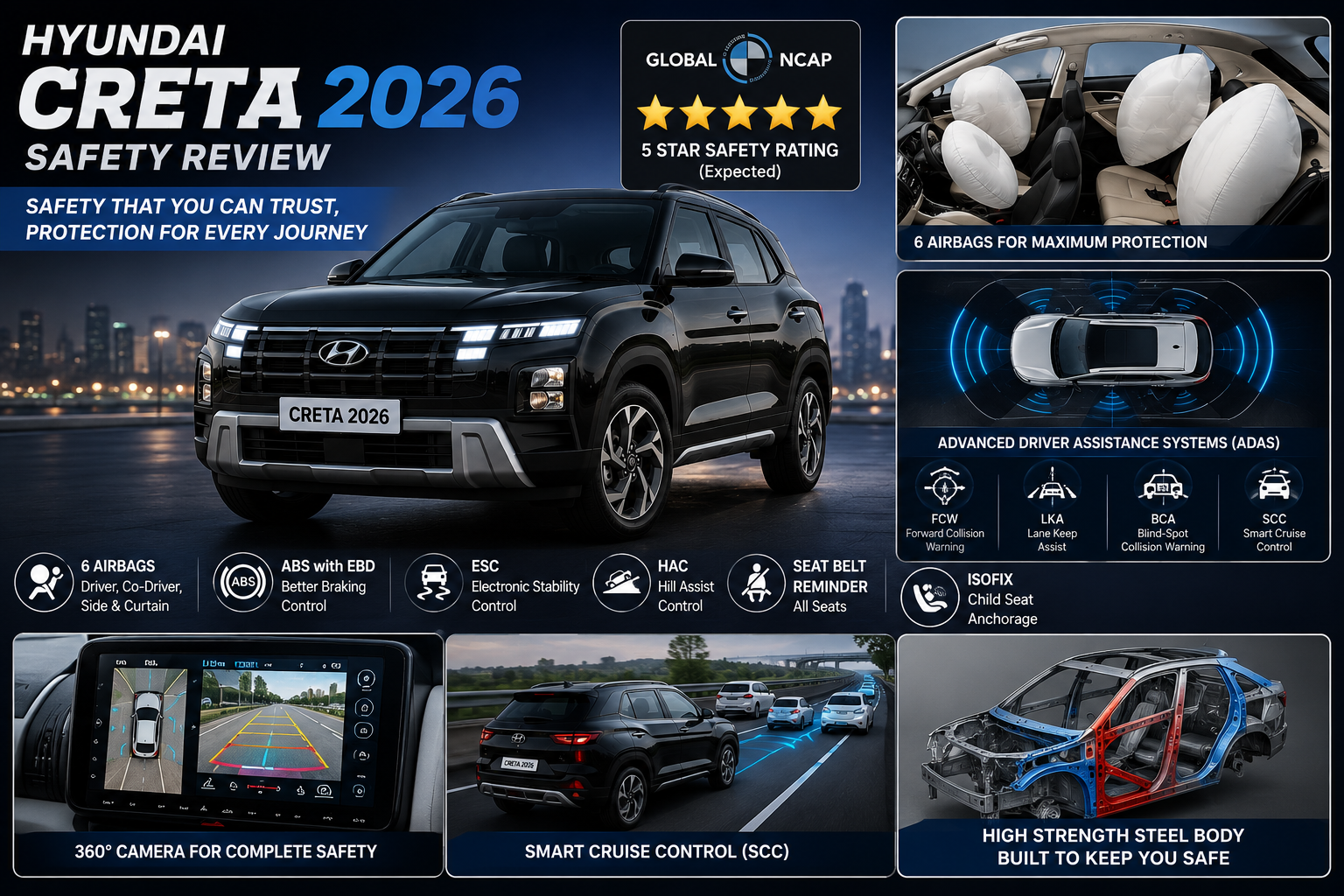 Hyundai Creta safety features