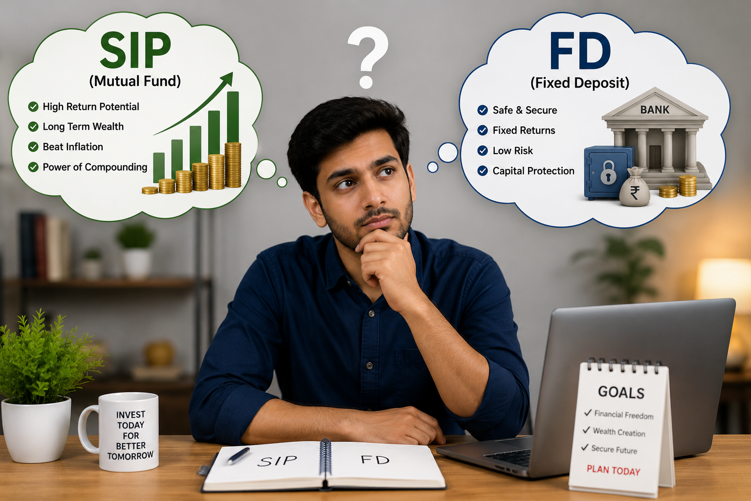 Choosing between SIP and FD in 2026