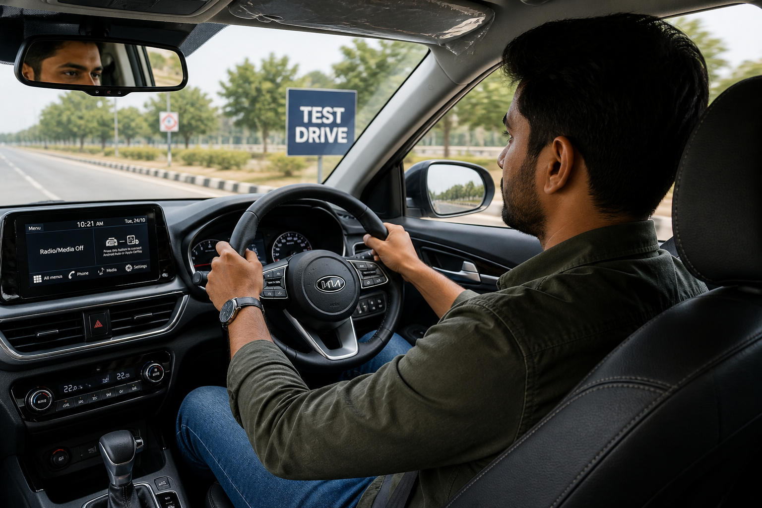 car test drive before buying india