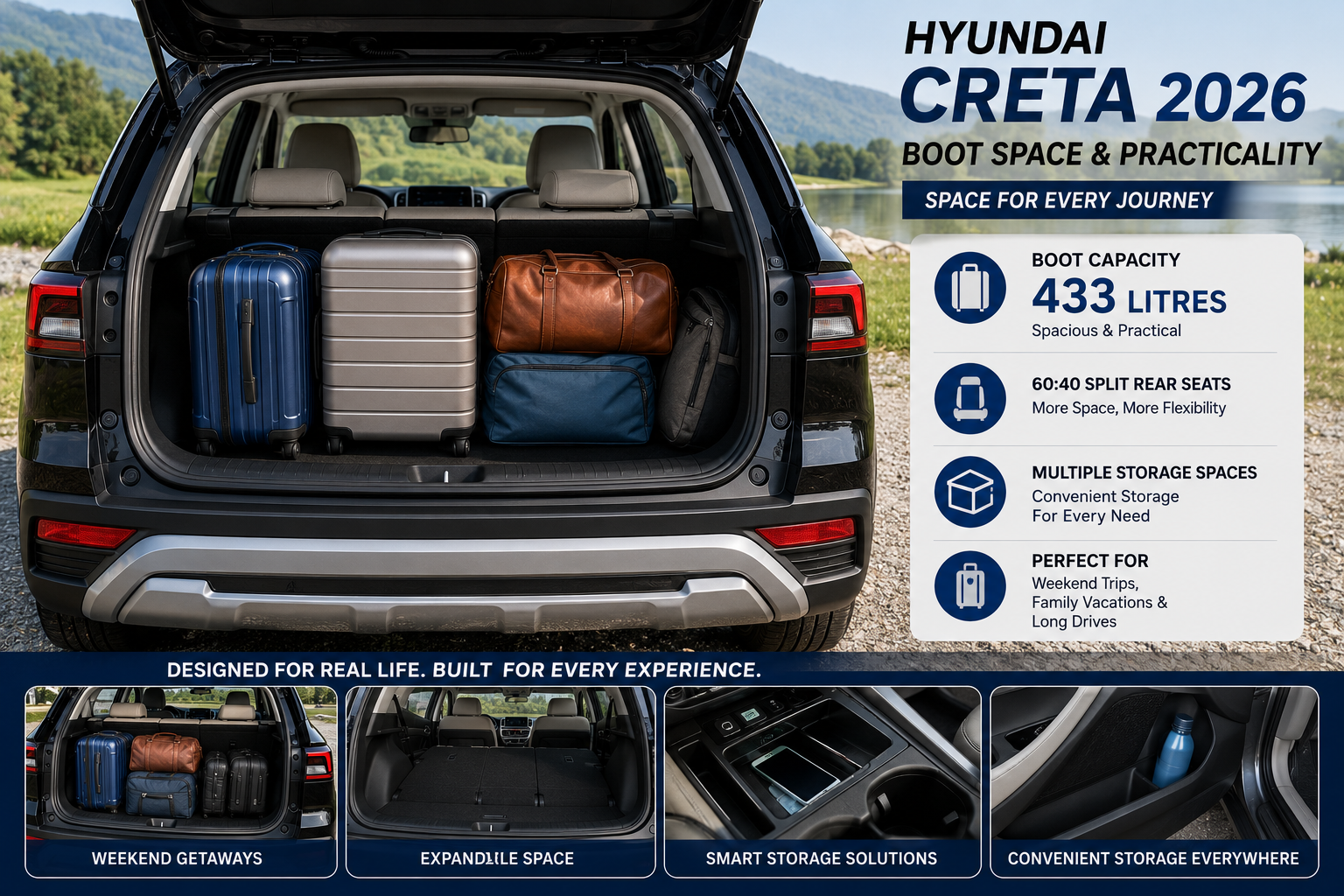 Hyundai Creta boot space review
