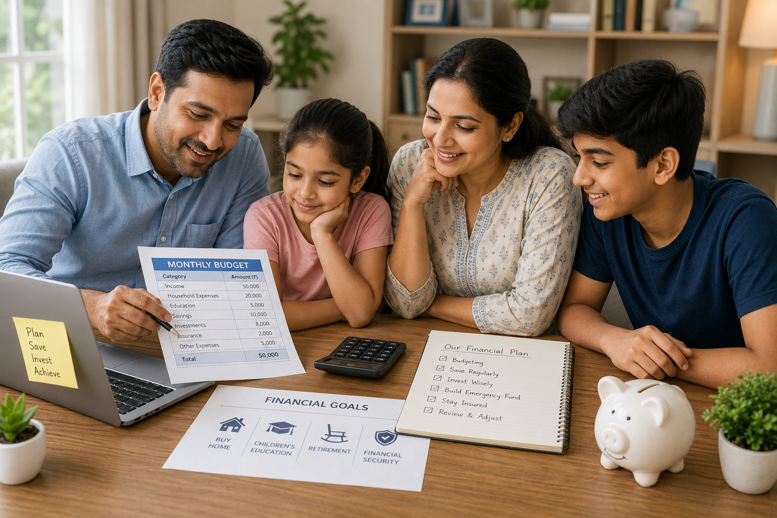 Family financial planning and budgeting