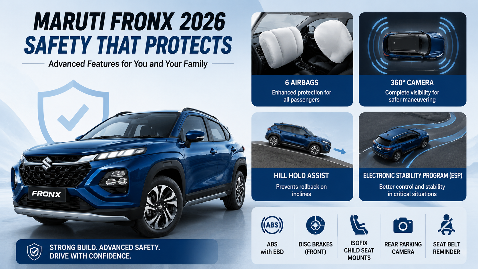 Maruti Fronx Safety Features